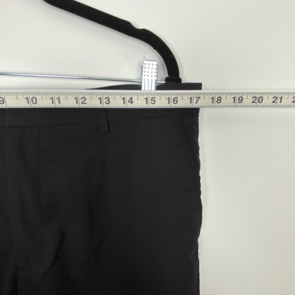 H&M Dress Pants Mens 36 Regular Fit Black Flat Front Straight Leg Trousers - Picture 7 of 14